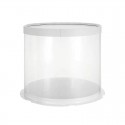 Cake Craft Clear Tube Cake Cylinder 8x8x8 inch