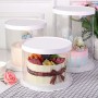 Cake Craft Clear Tube Cake Cylinder 8x8x8 inch