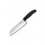 Victorinox Santoku Knife 17cm Wide Blade 6.8503.17B - Black