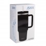 Oasis Stainless Steel Double Wall Insulated Travel Tumbler 1.2L - Black