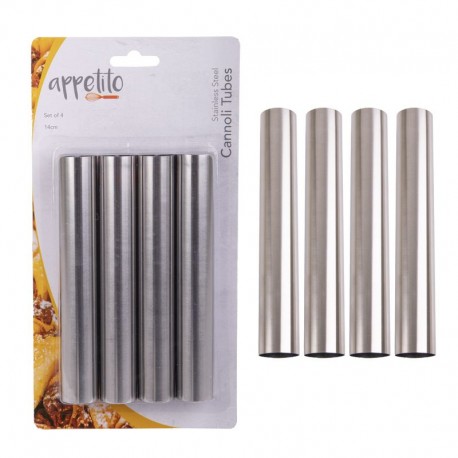 Appetito Cannoli Tubes Stainless Steel - set of 4