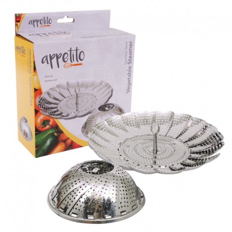 Appetito Vegetable Steamer Stainless Steel - 23cm