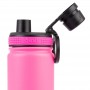 Oasis Insulated Challenger Sports Bottle - 550ml Neon Pink