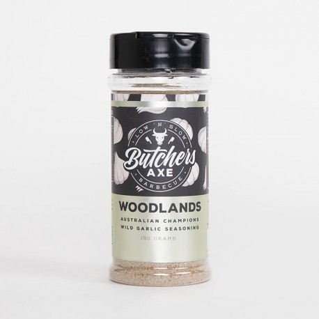 Butchers Axe BBQ Woodlands Wild Garlic Seasoning 190gm