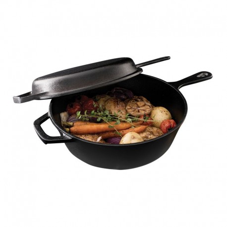 Pyrolux Pyrocast 2 Piece Duo Cast Iron Cookware Set