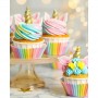 Baking Cups 100pc - Coloured Stripes