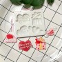 Valentines Day Silicone Moulds 3pc