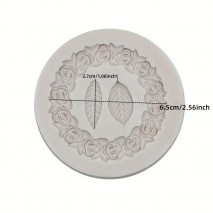 Silicone Mould Rosette Leaves