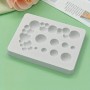 Silicone Mould Asst Semi Sphere/Pearls