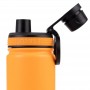 Oasis Insulated Challenger Sports Bottle - 550ml Neon Orange