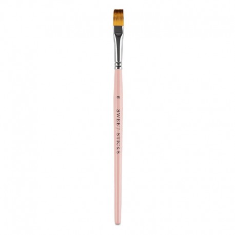 Sweet Sticks Flat Paint Brush Number 6