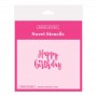 Sweet Sticks Stencils Lettering - Birthday Script