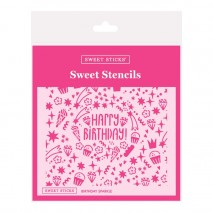 Sweet Sticks Stencils - Birthday Sparkle