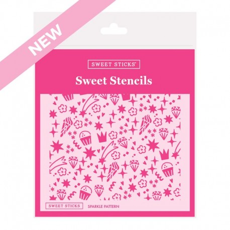 Sweet Sticks Stencils - Sparkle Pattern