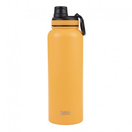 Oasis Insulated Challenger Sports Bottle - 1.1L Neon Orange