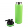 Oasis Insulated Sports Bottle w Sipper - 550ml - Neon Green