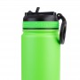 Oasis Insulated Sports Bottle w Sipper - 550ml - Neon Green