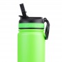 Oasis Insulated Sports Bottle w Sipper - 550ml - Neon Green