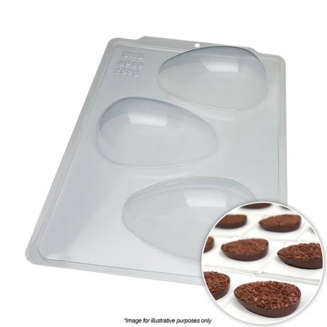 BWB Smooth Egg Mould - 3 piece 250g