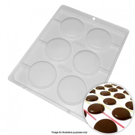 BWB Smooth Round Lollipop Mould - 1 piece