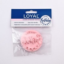 Loyal Cookie Embosser Stamp Happy Birthday