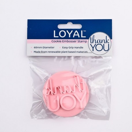 Loyal Cookie Embosser Stamp Thank You