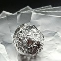 Chocolate Foil Wrappers 8x8cm 100p Silver