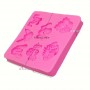 Silicone Mould Dog Heads 5 cavity