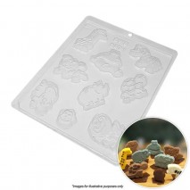 BWB Safari Animals Mould - 1 piece BWB,Cooks Plus
