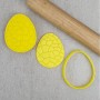 CCC Easter Egg Cutter & Embosser set Custom Cookie