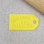 CCC Happy Easter Gift Tag Debosser & Cutter Set Custom Cookie