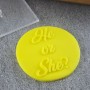 CCC He or She? V3 Debosser Custom Cookie Cutters,Cooks Plus