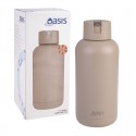 Oasis Ceramic Lined Triple Wall Insulated Moda Bottle - 1.5L - Latte