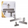 Appetito Stainless Steel Bag Clips Set of 3 Appetito,Cooks Plus