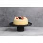 Gabel & Teller Ceramic Footed Cake Stand - Matte Black - 28 x