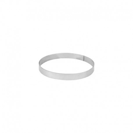 Pujadas Tart Ring Stainless Steel - 14cm Pujadas,Cooks Plus