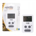 Appetito Slim Line Digital Timer 100m White