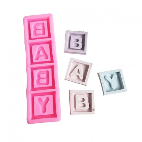 Baby Block Letters Silicone Mould Unbranded,Cooks Plus