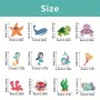 Mermaid Sea Theme Cake Toppers 12pc Unbranded,Cooks Plus