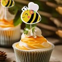 Little Bee Cupcake Toppers 20pcs