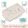 Rose & Butterfly Fondant Silicone Mould 5 cavity