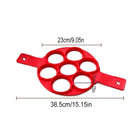 Non-Stick Round Pancake Maker - Egg Ring for frypan