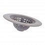 Appetito Deluxe Stainless Steel & Silicone Sink Strainer