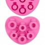 Silicone Mould Diamond Ring 6 cavity Unbranded,Cooks Plus