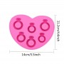 Silicone Mould Diamond Ring 6 cavity Unbranded,Cooks Plus