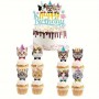 Cake Topper Happy Birthday Kittens 1pc Unbranded,Cooks Plus