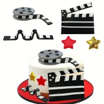 Cake Top Movie Night 5pc Clay Set Unbranded,Cooks Plus