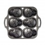 Lodge CI Skull Mini Cake Pan