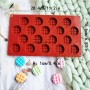 Silicone Mould Waffle 18 cavity