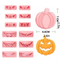 Halloween Pumpkin Cookie Cutter 13pc Set